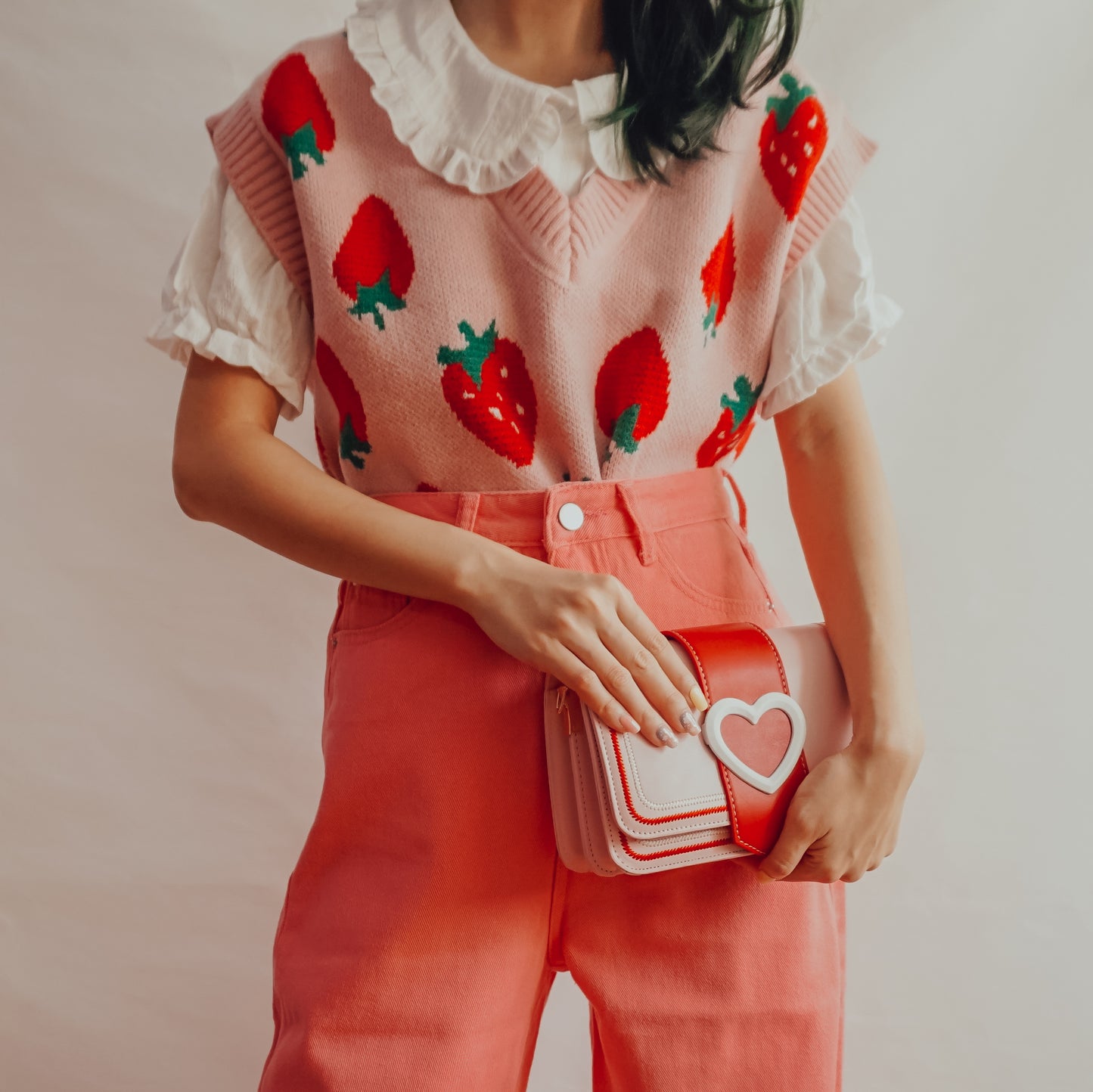 Strawberry Vest (Pink)
