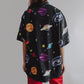 Space Travels Button Up Shirt (Black)