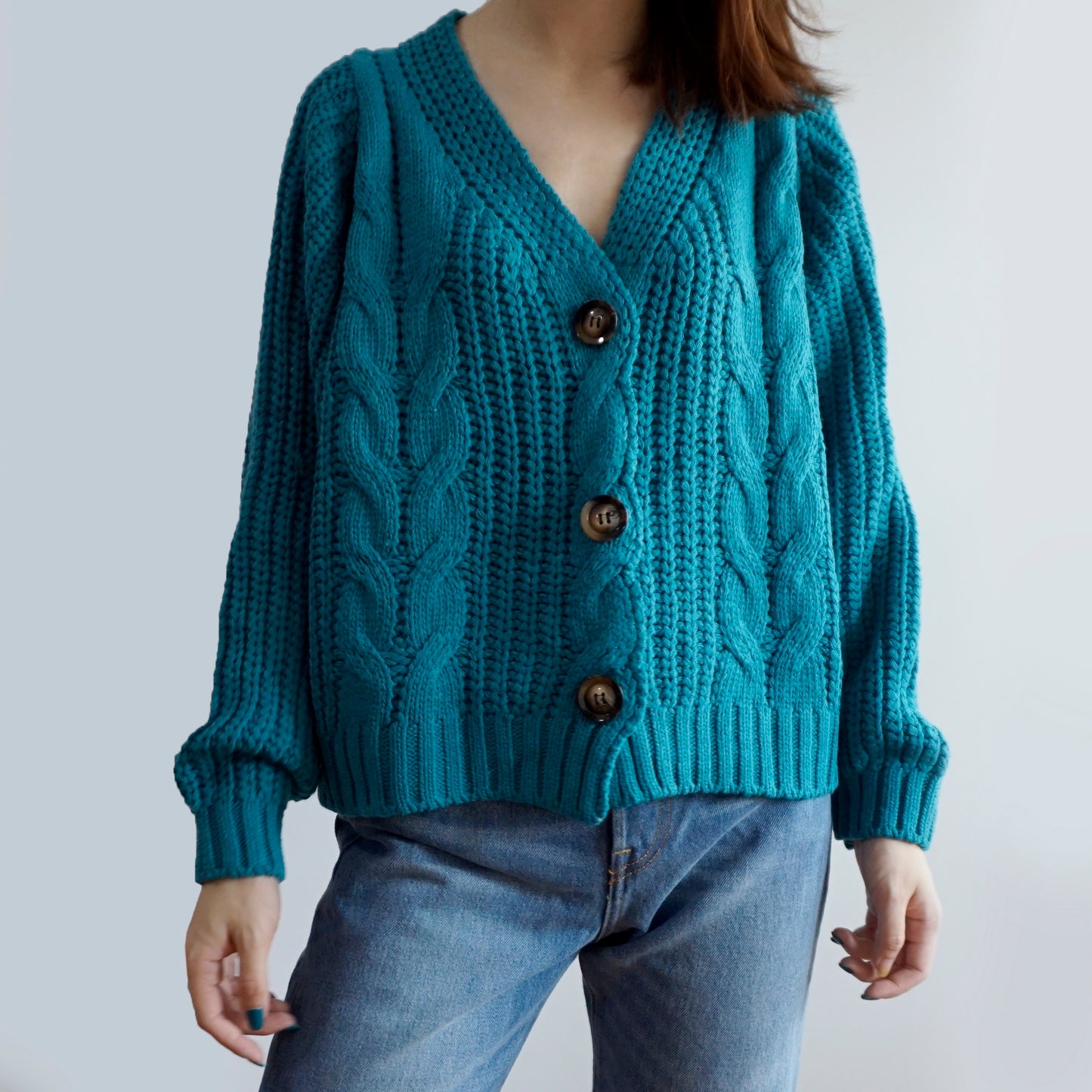 Cable Knit Cardigan (6 Colors)