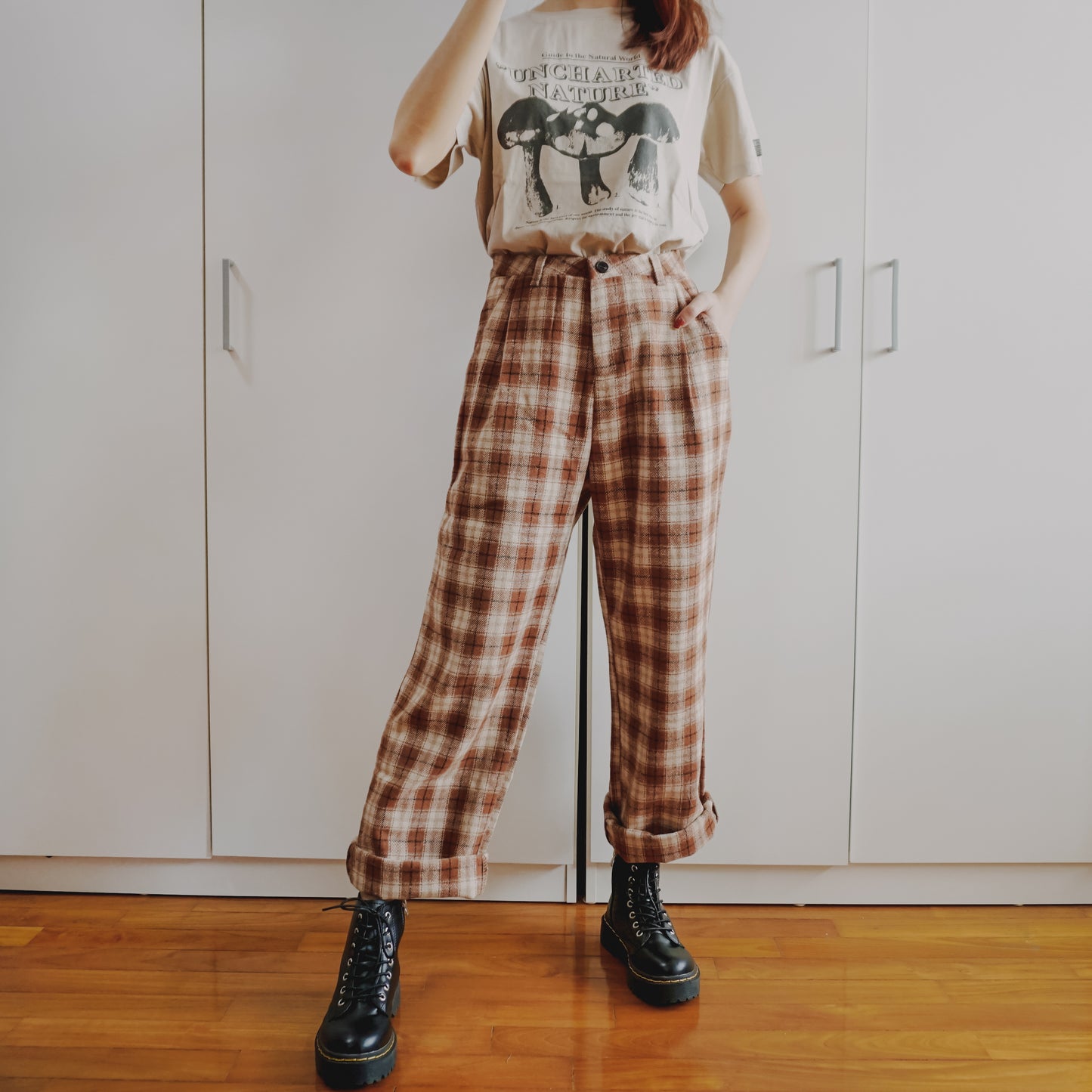 Fall Checkered Plaid Pants (2 Colors)