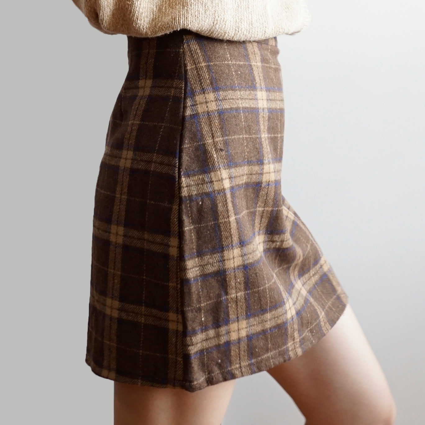 Uo olympia outlet plaid mini skirt