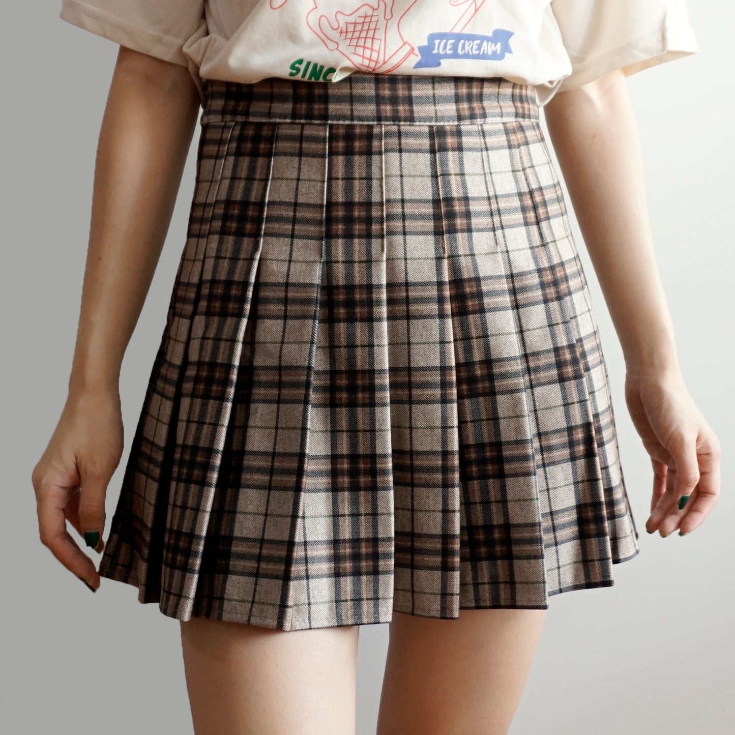 Multi Plaid Tennis Skirt (5 Colors)