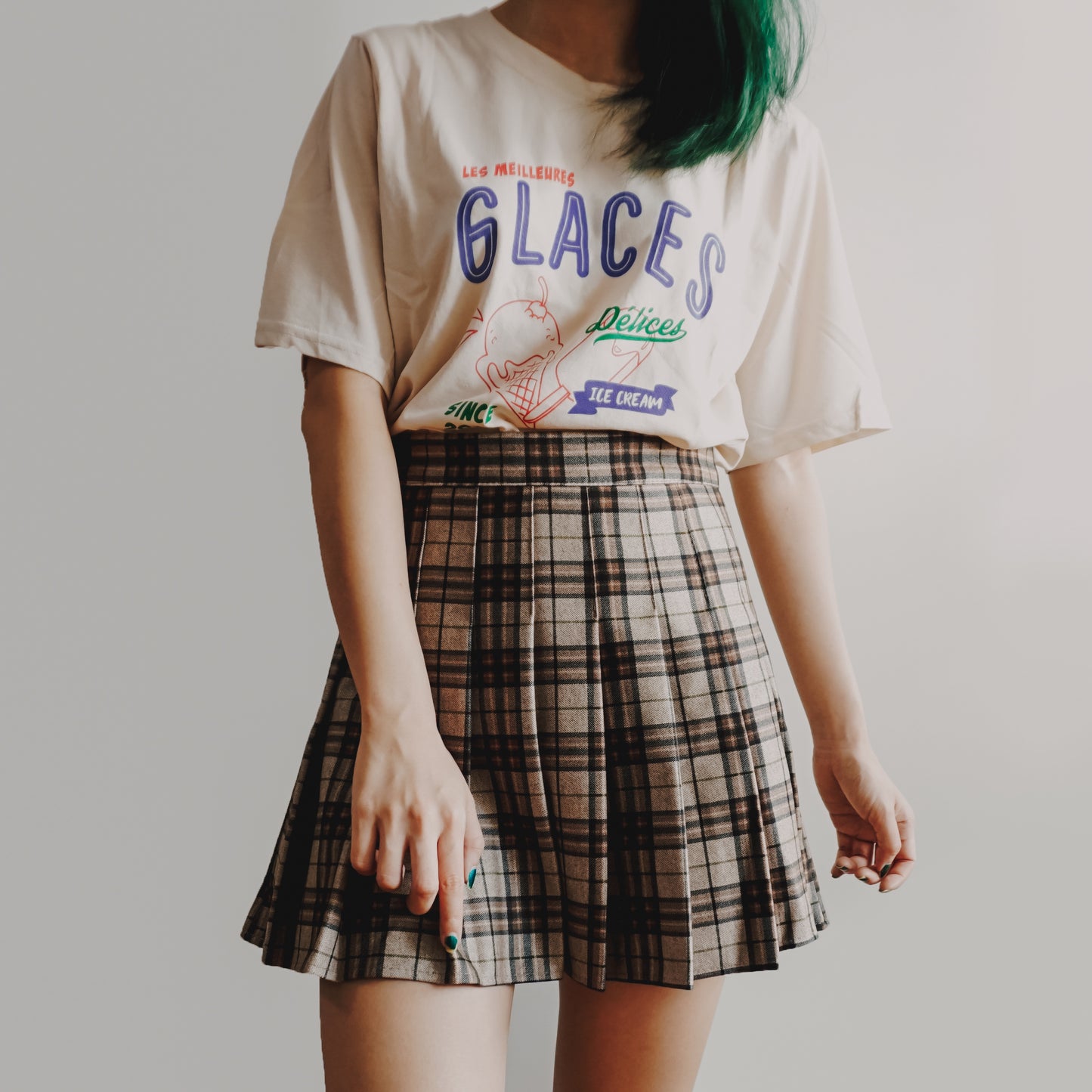 Multi Plaid Tennis Skirt (5 Colors)