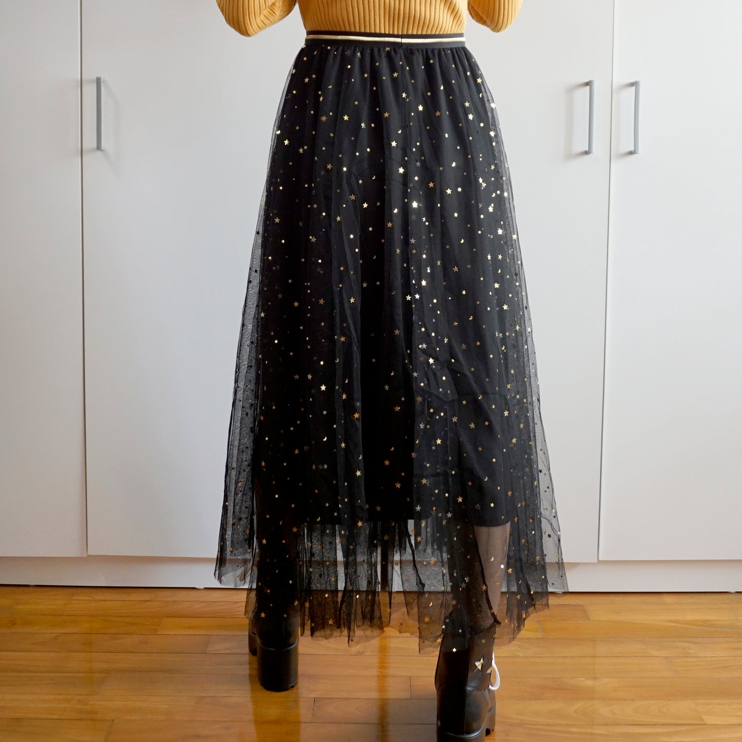 Moon & Star Tulle Midi Skirt (5 Colors)