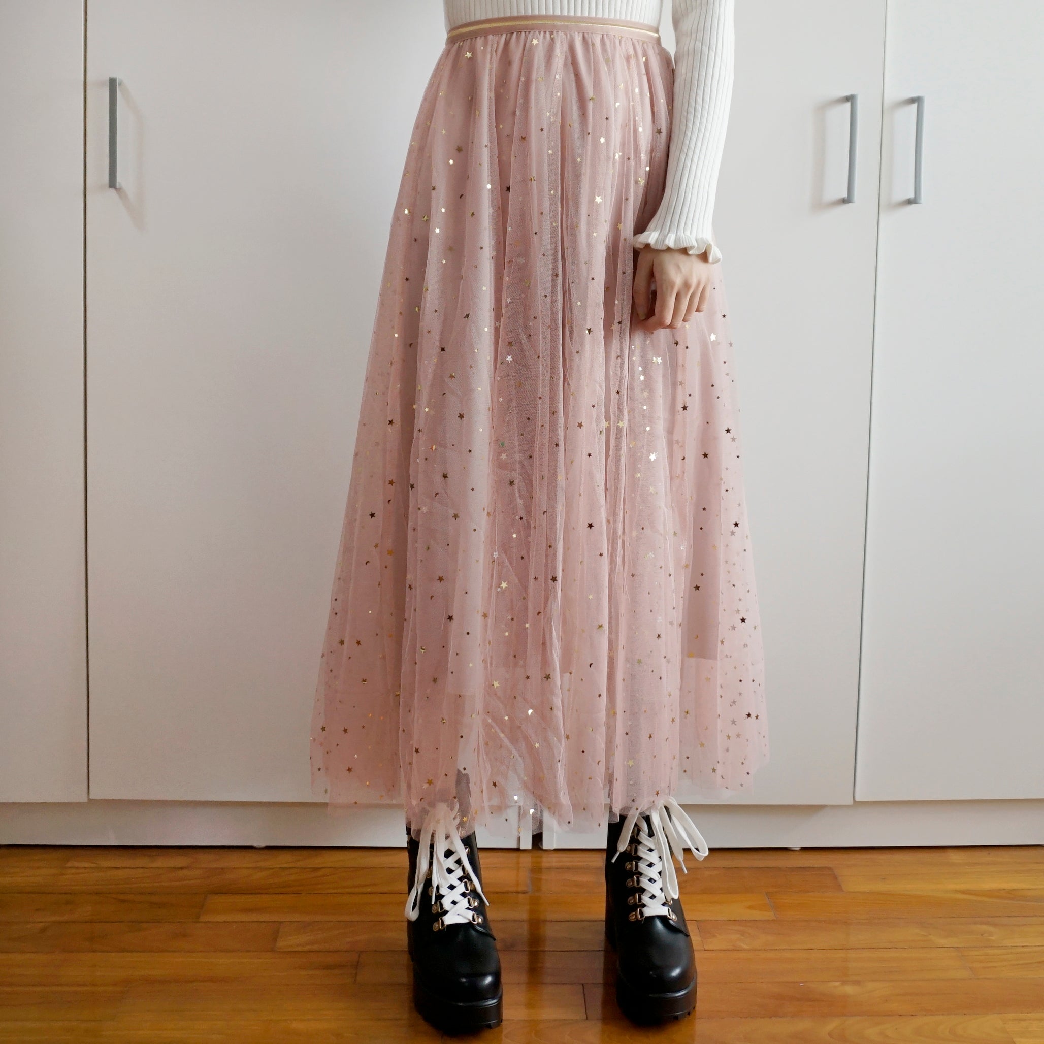 Tulle star 2024 midi skirt