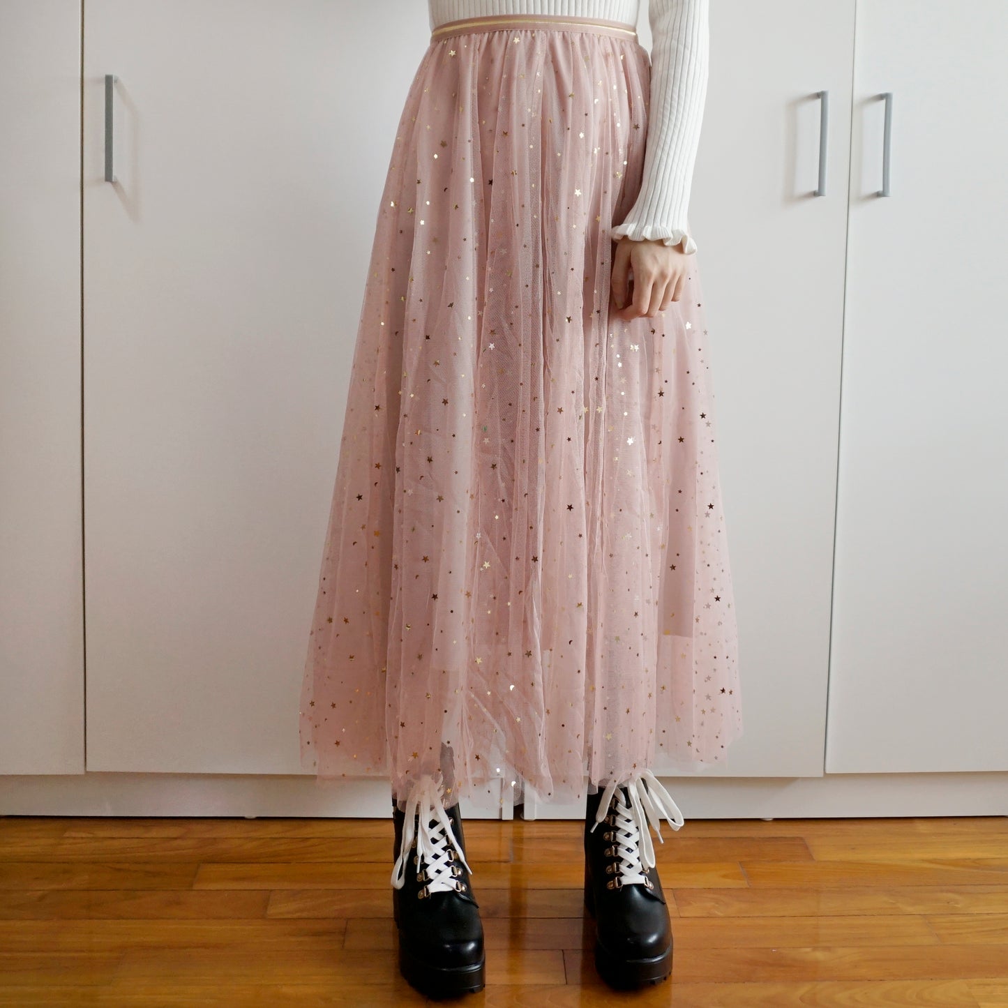 Moon & Star Tulle Midi Skirt (5 Colors)