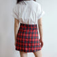 Button Up Plaid Skirt (3 Colors)