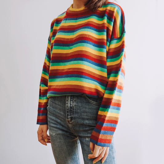 Stripe Sweater (Rainbow)