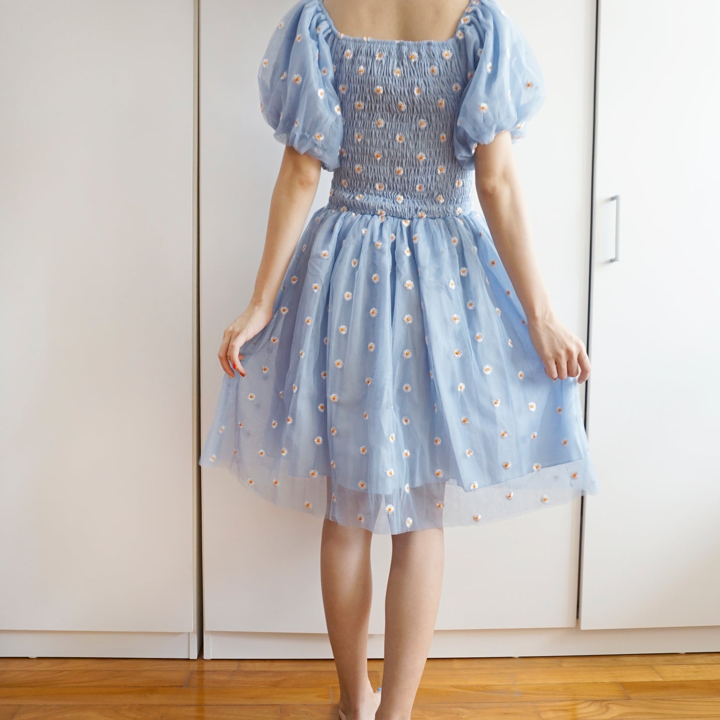 Puff Sleeve Daisy Dress (5 Colors)