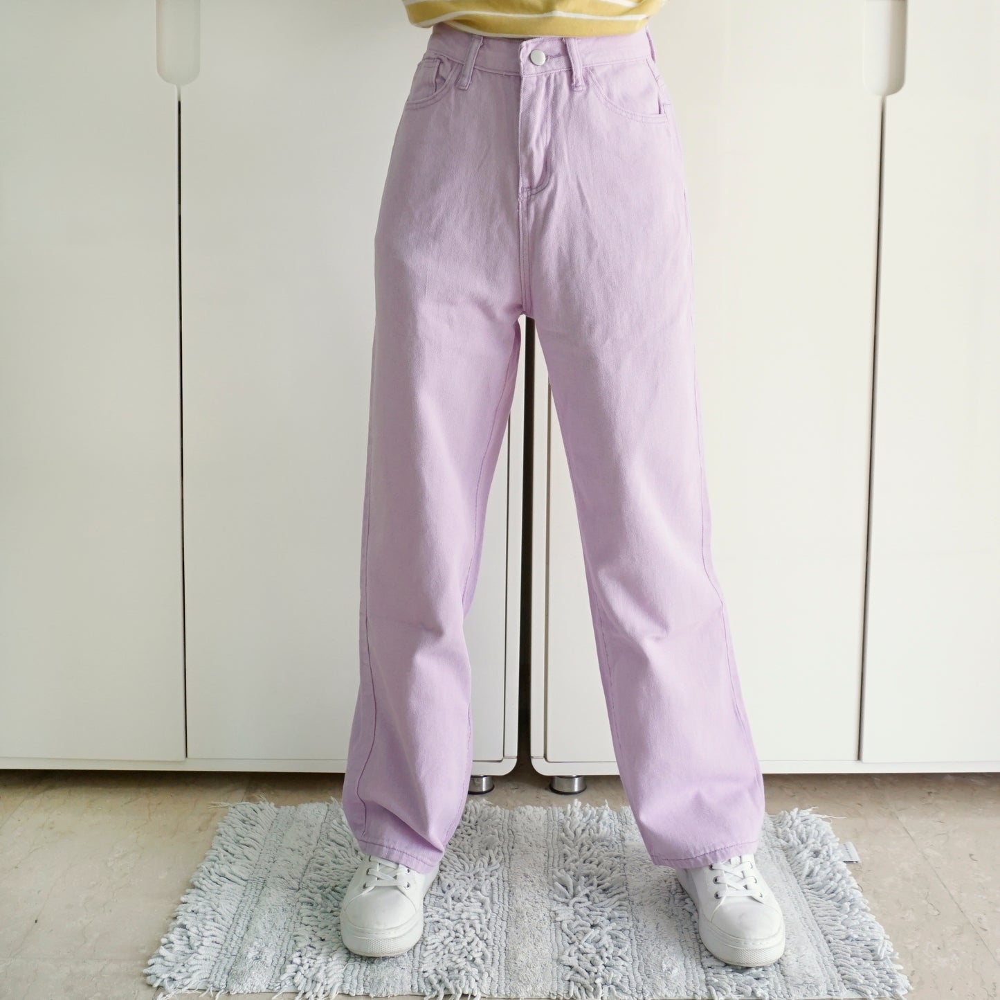 Pastel Mom Jeans (Lilac)