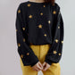 Starry Sequin Sweater (Black)