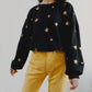 Starry Sequin Sweater (Black)