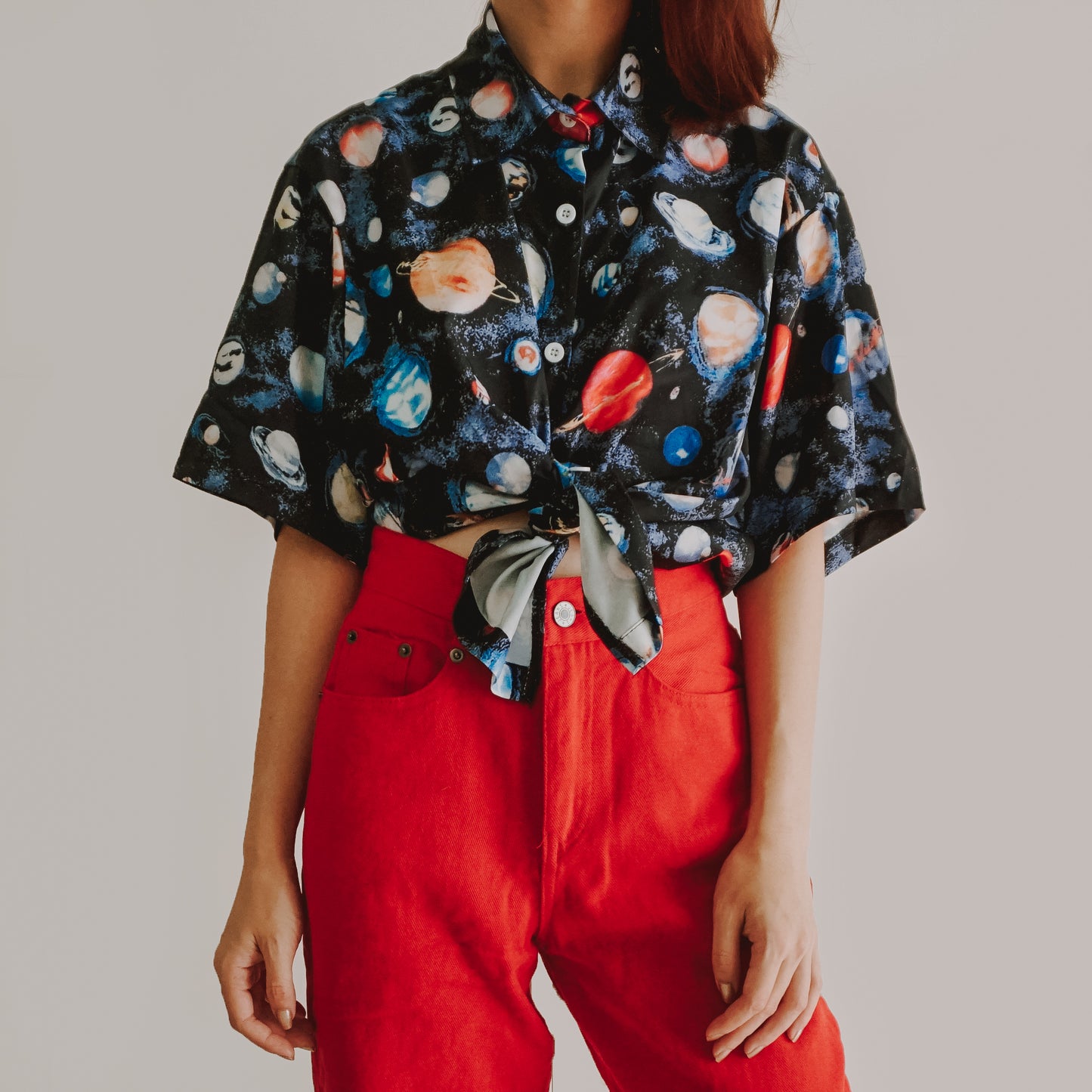 Outer Space Planet Shirt (Black)
