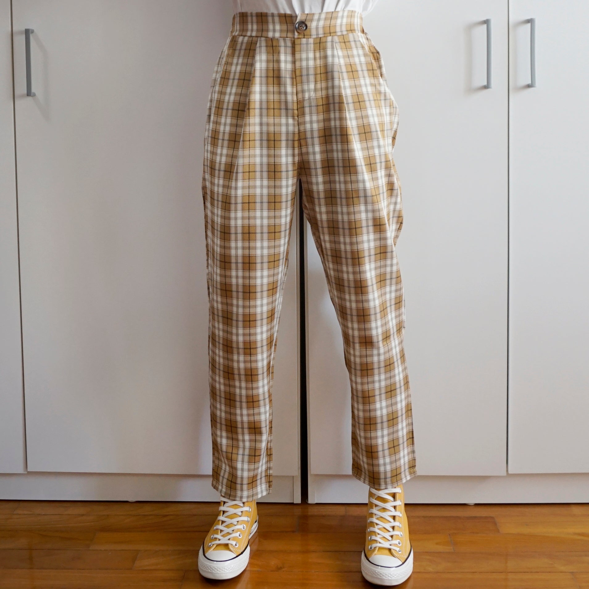 Checkered Plaid Pants (3 Colors)