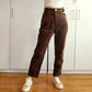 Corduroy Cropped Mom Jeans (4 Colors)