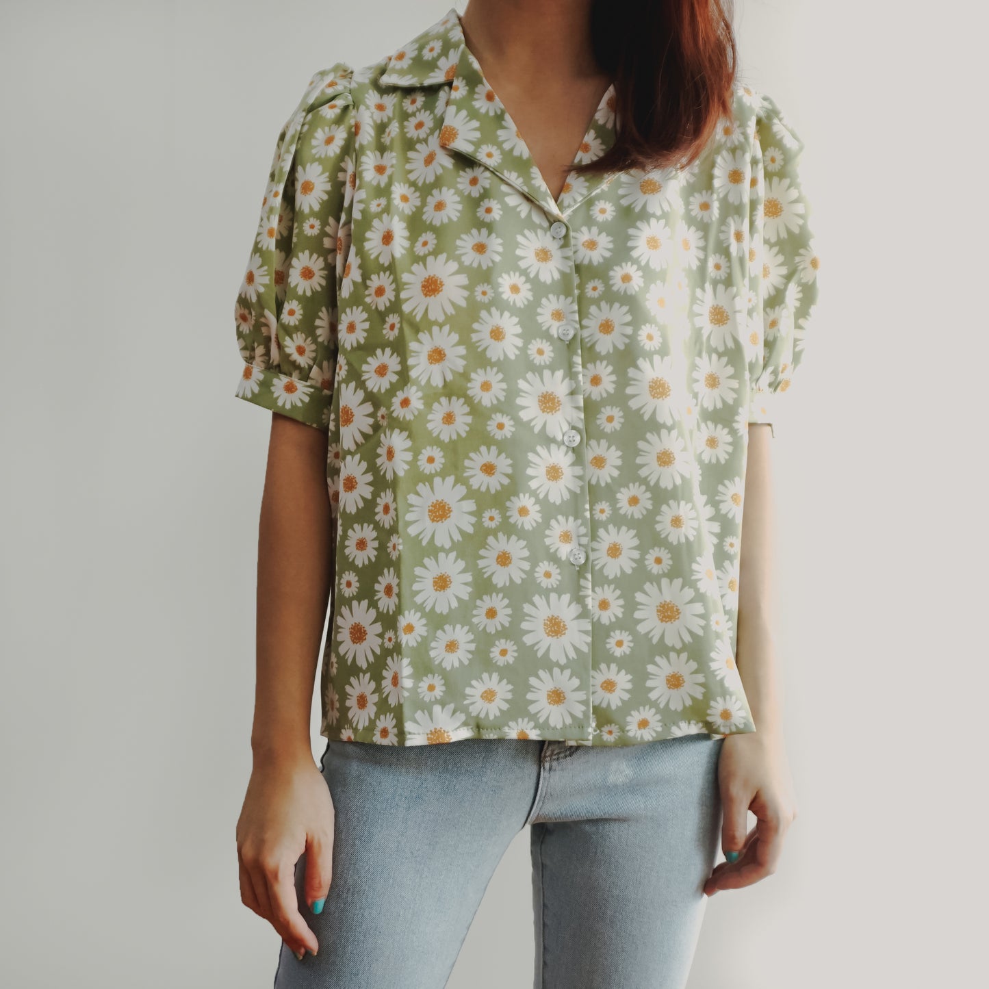 Daisy Button Up Shirt (2 Colors)