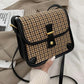 Houndstooth Plaid Crossbody Bag (3 Colors)