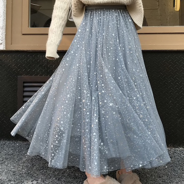 Twinkle Star Tulle Skirt (4 Colors)