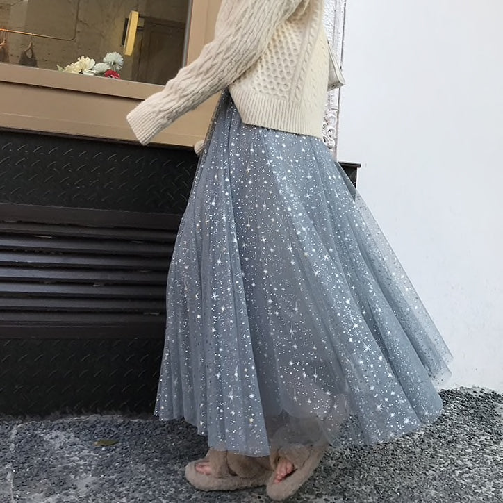 Twinkle Star Tulle Skirt (4 Colors)