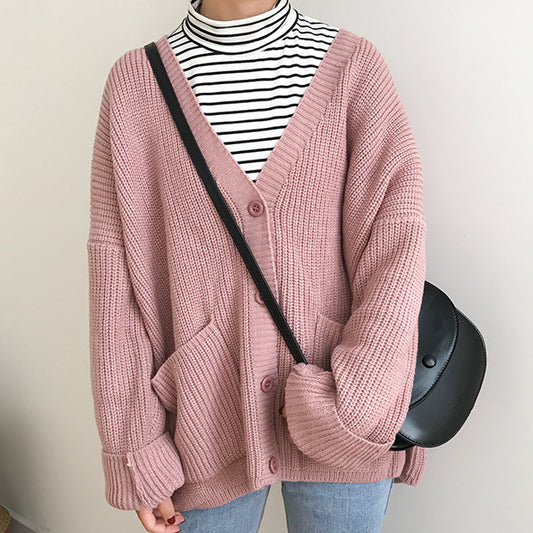 Knitted Cardigan (4 Colors)