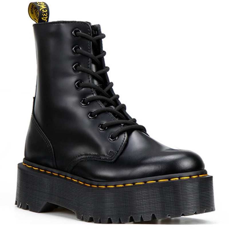 Chunky Platform Combat Boots (Black) – Megoosta Fashion