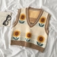 Sunflower Sweater Vest (3 Colors)