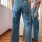 Wildflower Pocket Denim Jeans (Medium Blue)