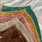 Corduroy Slim Straight Pants (5 Colors)