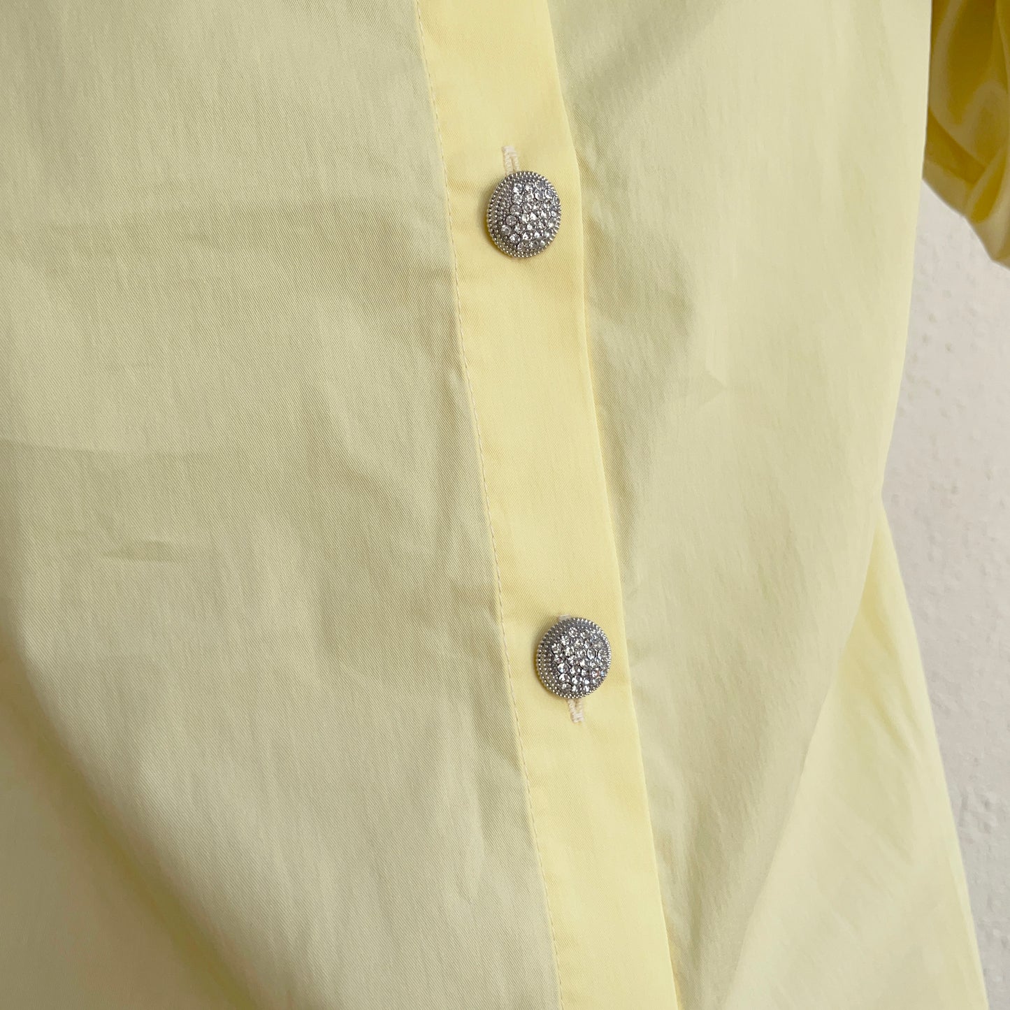 Lemon Frill Button Up Shirt (Yellow)