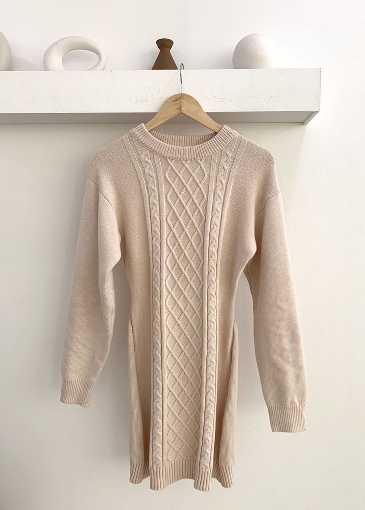 Ribbed Bodycon Mini Sweater Dress (2 Colors)