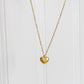 18K Gold Plated Heart Necklace (Gold)