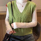 Braided Knit Sweater Vest (6 Colors)