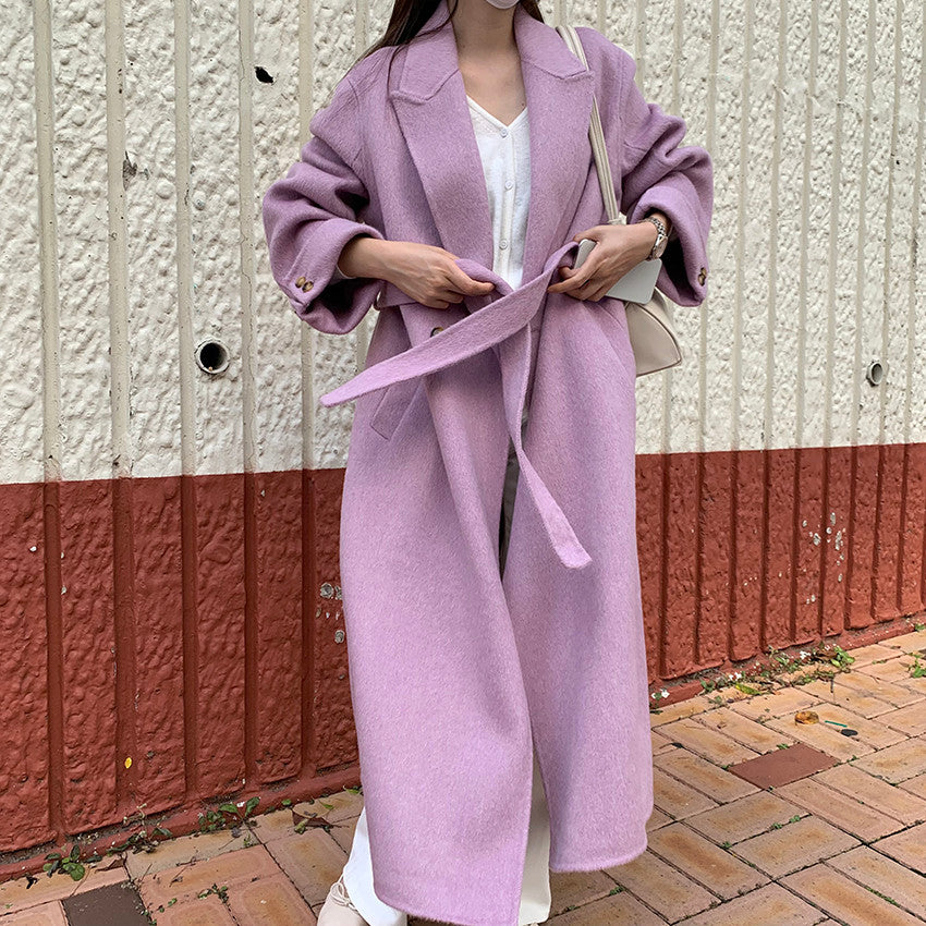 Cuffed Sleeve Coat (3 Colors)