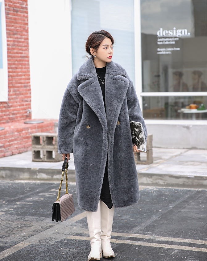 Cozy Teddy Wool Coat (12 Colors)