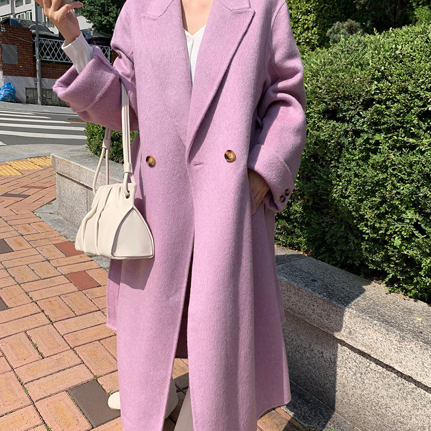 Cuffed Sleeve Coat (3 Colors)