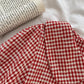 Daisy Pocket Gingham Blouse (Red)