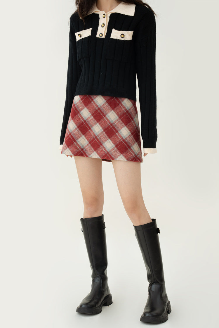 Toasted Plaid Mini Skirt (3 Colors)