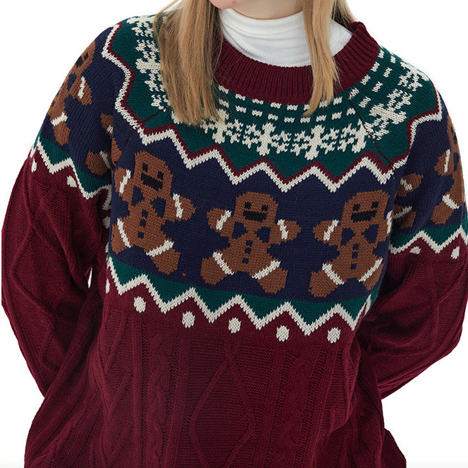 Gingerbread Fair Isle Sweater (2 Colors)