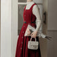 Button Up Corduroy Pinafore Dress (2 Colors)