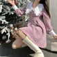 Sweet Love Peter Pan Knit Dress (3 Colors)