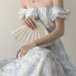 Porcelain Sketch Maxi Dress (White/Blue)