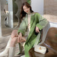 Plaid Colorblock Coat (3 Colors)