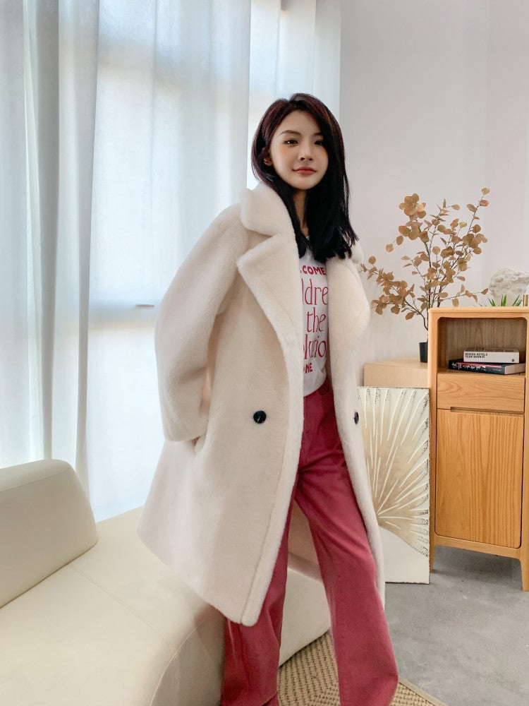 Cozy Teddy Wool Coat (12 Colors)