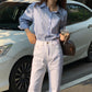 Everyday Stripe Button Up Shirt (2 Colors)