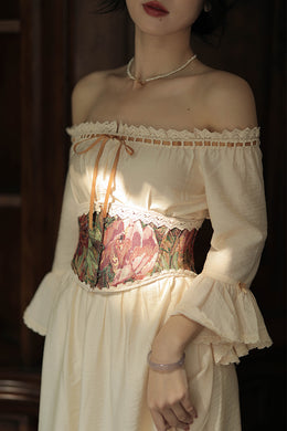 Rustic Rose Jacquard Underbust Corset main image 0