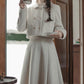 Vintage Lady Two-Piece Tweed Dress (3 Colors)