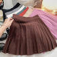 Pleated Knit Mini Skirt (8 Colors)