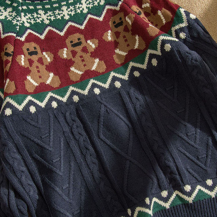 Gingerbread Fair Isle Sweater (2 Colors)