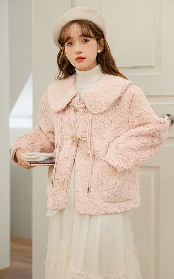 Little Lamb Teddy Coat (2 Colors)