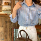 Everyday Stripe Button Up Shirt (2 Colors)